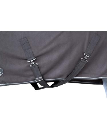 Marengos Economic Sweat Rug - Breathable Fleece Transport Blanket for Horses | Removable Cross Strap | Grey 115cm - Buy Online on SooperMarket.com