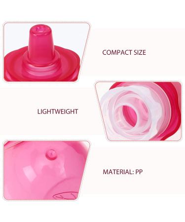 Kisangel 4Pcs Spill Proof Water Bottle Cover for Kids | SoftSip Food Pouch Top | Juice Soda Lid for Toddler Baby - Buy Online on SooperMarket.com