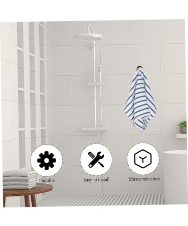 jojofuny 12 Pcs Hook Heavy Duty Hangers Adhesive Wall Mount Clothes Rack Scarf Hangers Robe Metal Coat Rack 2.9X1.8CMx3pcs Goldenx3pcs - Buy Online on SooperMarket.com