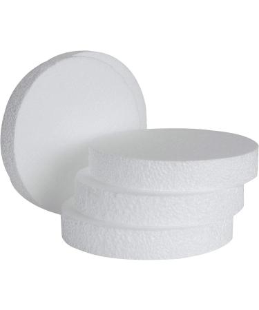 16PCS 6x6x1 inch White EPS Foam Circles for Arts & Crafts - Blank Round Craft Foam Discs for Modeling, Sculpting, Kids Art Projects, Floral Arrangements - Holiday Decor Supplies - Buy Online on SooperMarket.com