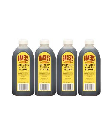 Baker's Imitation Vanilla Extract (7.62 oz / 4-Pack)