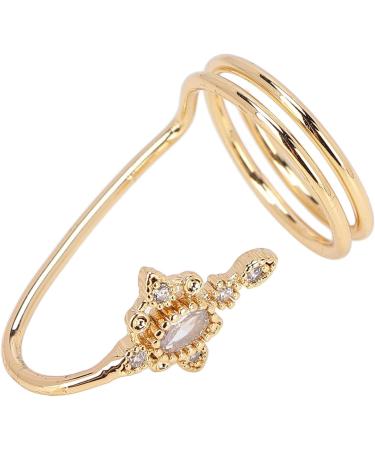 Women Finger Nail Ring Fashionable Fingernail Rings Nail Art Accessory for Parties and Daily Life (3057 gold) - Buy Online on SooperMarket.com