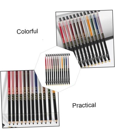 Mikinona 12pcs Lip Liner Eyeliner Waterproof Eyebrow Pencil Eyebrow Liner Plastic Makeup Pen Water Proof - Buy Online on SooperMarket.com