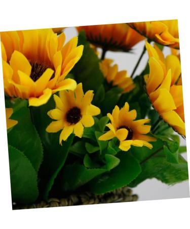 Zerodeko Sunflower Props 2pcs 7 Artificial Flower Bouquet Wedding Bouquet Artificial Flowers Bouquet Artificial Bouquet Decor Flower Arrangement Supplies Sunflower Fake Sunflowers Heads - Buy Online on SooperMarket.com