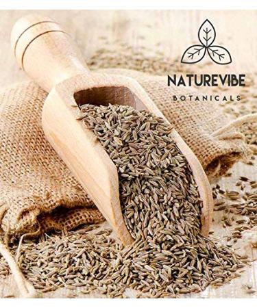 Naturevibe Botanicals Organic Whole Cumin Seeds 1lb - Gluten-Free & Non-GMO | Raw Cuminum cyminum L. for Flavor | 1 Pound Pack - Buy Online on SooperMarket.com
