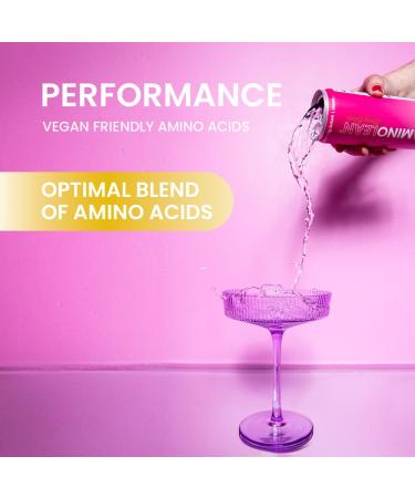 RSP NUTRITION AminoLean Energy Drink - Sugar Free Vegan Amino Acids No Jitters Berry Elixir 12 Pack - Buy Online on SooperMarket.com