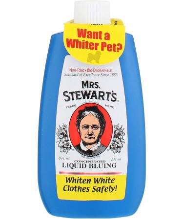 Mrs. Stewart's Liquid Bluing 8.0 oz - Pack of 3 | Brighten Whites & Remove Stains | Laundry Essential - Buy Online on SooperMarket.com