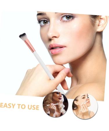 FOYTOKI nose brush for women Powder Makeup Brush brushes for nose makeup white Blush Makeup Brush 18.50X1.00X1.00CM White - Buy Online on SooperMarket.com