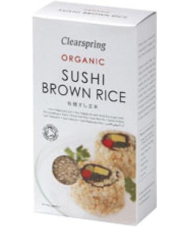 Clearspring Organic Sushi Brown Rice - Short Grain Japanese Style 500g - Buy Online on SooperMarket.com