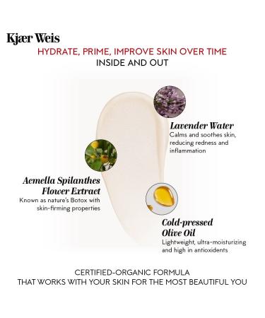 Kjaer Weis Illuminating Primer - Hydrating Face Makeup for Flawless Radiant Complexion | Pore Minimizer & Foundation Grip | Dewy Skincare - 30ml - Buy Online on SooperMarket.com