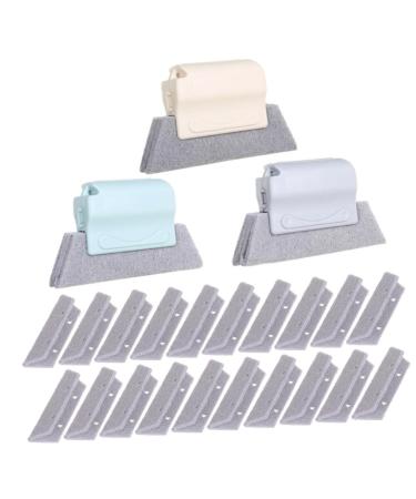 Healeved 1 Set Window Slot Cleaning Brush Baseboard Cleaner Window Brush Groove Cleaning Brush Clean Baseboards Tool Duster for Cleaning Window Screen Brush Window Screening Pp Small Brush