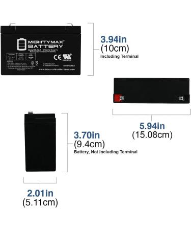 ML12-6 .250TT - 6V 12AH SLA Replacement Battery for RBC52 Tripp Lite | International Shipping Available - Buy Online on SooperMarket.com