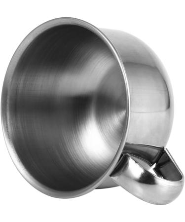 Restokki Stainless Steel Shaving Bowl | Metal Soap Cup for Man | Durable Foam Cleaning Tool - Buy Online on SooperMarket.com