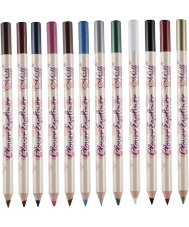 HAPINARY 24 Pcs Eyeshadow Pencil Lip Liner Pencil Eyeliner Pencil for Women Eyeliner Pencil Colours - Buy Online on SooperMarket.com