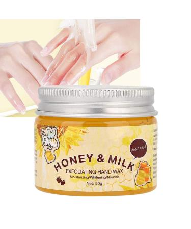 50g Milk Honey Exfoliating Hand Care Mask - Moisturizing Hand Wax for Soft Hands - Foot & Hand Care - Buy Online on SooperMarket.com