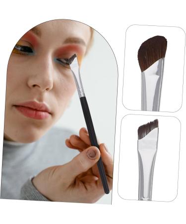 BELLIFFY 4 Pcs Angled Eyeliner Brush Eyeshadow Brush Angled Makeup Brush Small Concealer Brush Flat Concealer Brush Nose Contour Brush Brow Brush Under Eye Concealer Brush Cosmetic Brush - Buy Online on SooperMarket.com