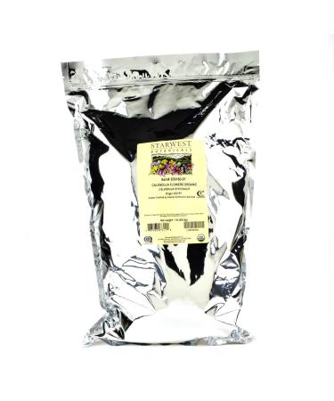 Starwest Botanicals Calendula Flowers Whole Organic  1 lb (453.6 g)