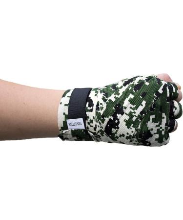 protectWEAR 4m Black Safety Kickboxing Bandages | Durable Wrist Wraps for Boxing Muay Thai & Martial Arts - Buy Online on SooperMarket.com