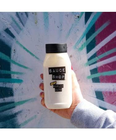 Sauce Shop Garlic Mayo 410g Bottle | Creamy Mayonnaise | Made in the UK | Pack of 1 - Buy Online on SooperMarket.com