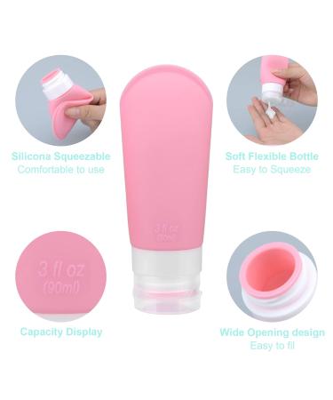 Etopgo Silicone Travel Bottles Set - 16 TSA Approved Multicolor Fillable Containers for Shampoo Lotion & More | Travel Size Essentials - Buy Online on SooperMarket.com