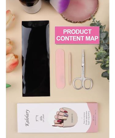 Kalolary Gel Nail Polish Strips Nail Gel Art Sticker Waterproof Full Nail Wraps Decal Sets with Scissors Nail File and Stick for Women Girls Nail Art Decor (UV/LED Lamp Required)-10 - Buy Online on SooperMarket.com
