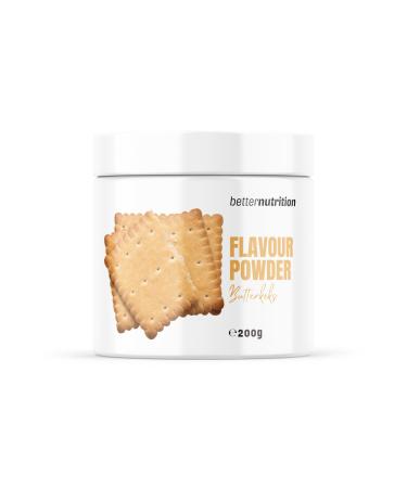 Taste powder |Vegan |calorie -reduced aroma |Flavor powder |Premium Flavor Powder |calorie -reduced aroma |Flavor Powder Zero 200g |Better Nutrition (butter biscuit)