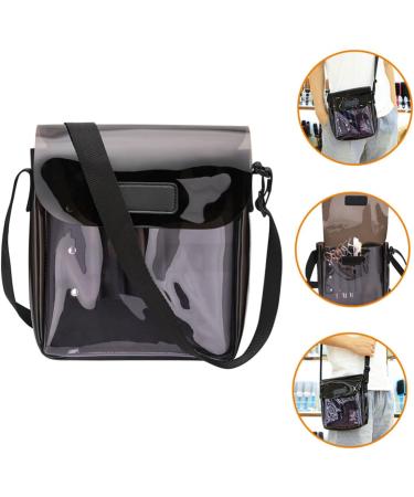 Balacoo Clear Makeup Bag - Versatile Crossbody Purse & Organizer for Cosmetics Hair Tools and Travel | PVC 21x20x5.5cm - Buy Online on SooperMarket.com