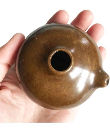 Easyou Bronze Water Drop Dropper in Antique Style for Traditional Chinese Japaness Study Calligraphy Holding Water Round Small Water Dropper Round Small - Buy Online on SooperMarket.com