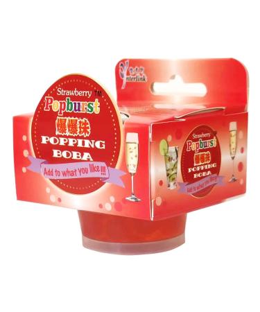 Popburst Popping Boba Strawberry Flavour 130g