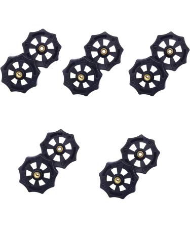 lxuebaix 10pieces Knurled Copper Nuts Heat Bed Platform Leveling Parts for 3D Printer Platform Screw Calibration Leveling Nut - Buy Online on SooperMarket.com