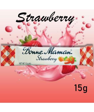 Bonne Maman Stick Jam Pick N Mix - Choose From 4 Flavours | Strawberry Apricot Preserves Orange Marmalade Raspberry & Redcurrant Preserves Jams-15g - Pack of 60 (15 of Each) - Buy Online on SooperMarket.com