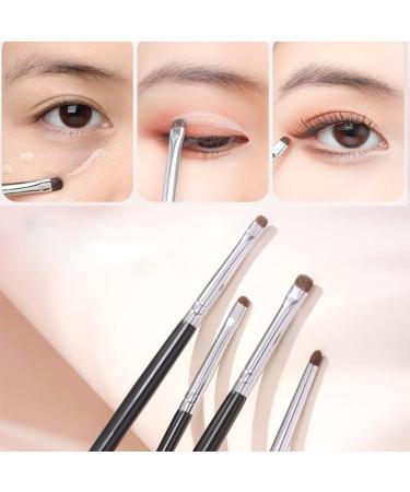 NTRUXZP 4 Pieces Professional Eye Makeup Brushes Eye Make-Up Brushes Eye Shadow Brush for Contour and Definition Application Shades Eyeshadow Eyeliner Eye Makeup (Black) - Buy Online on SooperMarket.com