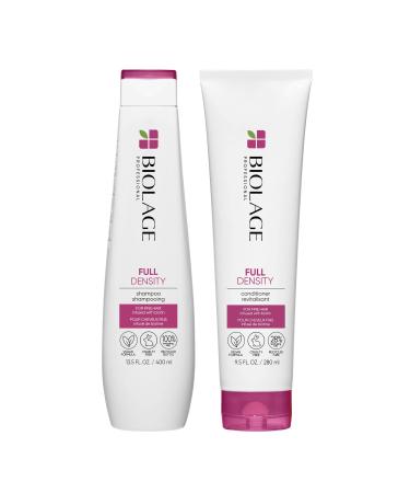 Biolage Full Density Thickening Shampoo & Conditioner | For Fuller & Thicker Hair | With Biotin | For Thin & Fine Hair | Paraben & Silicone Free | Vegan Shampoo & Conditioner 13.5 Fl Oz