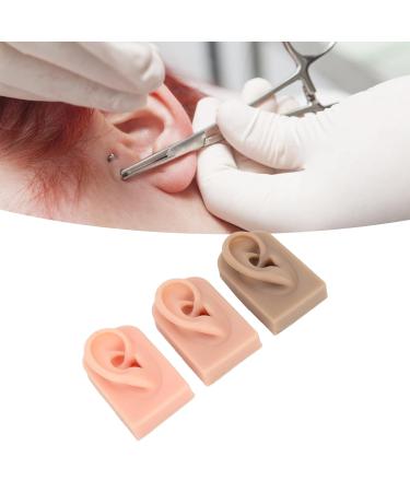 3-Part Soft Silicone Ear Model - Flexible & Reusable Right Ear in 3 Colors | Ideal for Teaching & Demonstrations - Buy Online on SooperMarket.com