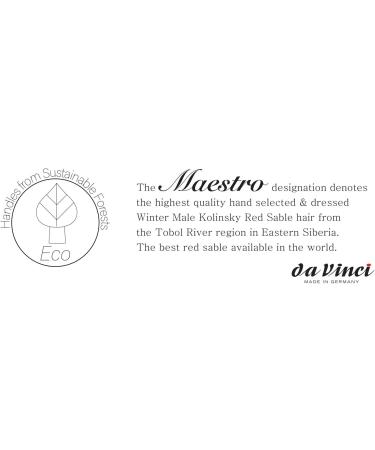 da Vinci Micro Maestro Watercolor Brush 20/0 - Black - Buy Online on SooperMarket.com
