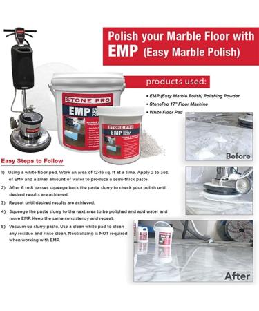 Stone Pro EMP Eas Marble Polish Powder - 1 lb | Premium Polishing Solution for International Shipping - Buy Online on SooperMarket.com
