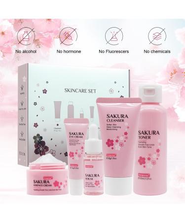 Shop Skin Care Sets & Gifts for Women | Mild Non-Irritating Face Care with Cherry Blossom Extract - Buy Online on SooperMarket.com