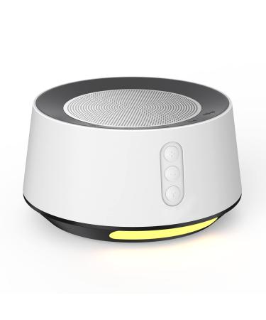 NEBONS White Noise Machine, Sound Machine with 14 Soothing Sounds, Adjustable Night Lights, 5 Sleep Timer & Memory Function, Plug in, Noise Machine for Baby Kids Adults