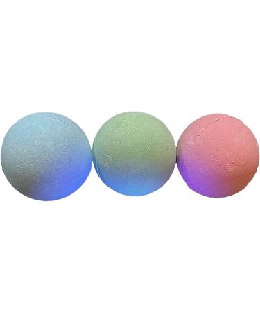 Light Up Glow in The Dark Bath Bombs for Teens & Adults - Set of 3 Pink, Green, Blue Fizzing Bombs with Surprise Disco Lights - Fun & Relaxing Gift Idea - Buy Online on SooperMarket.com