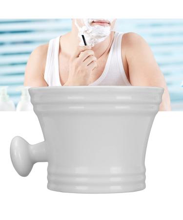 Portable Men's Shaving Soap Bowl - Large Capacity Plastic Mug with Handle for Home & Travel - Buy Online on SooperMarket.com
