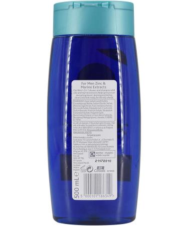 Cussons Pure For Men 2 in 1 Shower & Shampoo 500ml - Buy Online on SooperMarket.com