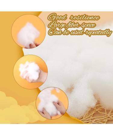 Pillow Fiberfill Stuffing 3.5oz - High Resilience Polyester Cushion Fiber Fill for DIY Crafts and Stuffed Animals - Buy Online on SooperMarket.com