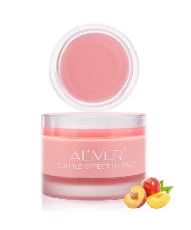Lip Scrubs Moisturizer Lip Balm Lip Scrub Repairing Lip Younger Lip Repair Balm for Dry Cracked Peeling Lips (Peach)