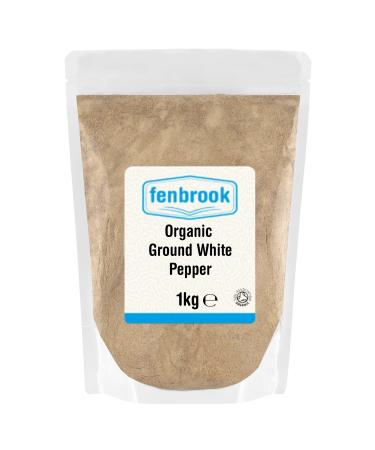 Organic Ground White Pepper 1kg | Certified Organic by Fenbrook Organic