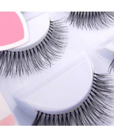 Bluelans 5 Pairs Long False Eyelashes - Black Eyelash Extensions for Stunning Makeup Look | International Shipping Available - Buy Online on SooperMarket.com