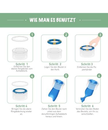 12 Anti-Odor Refills for Foppapedretti Maialino Tomme Tipee Twist & Click Simplee Tec Diaperlocker - Compatible & Eco-Friendly - Buy Online on SooperMarket.com