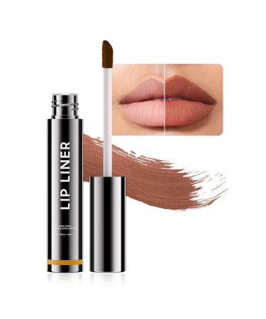 Lip Stain Peel Off Lip Liner Long Lasting & Waterproof Peel Off Lip Stain Non-Stick Cup Comfortable Vivid Color and Create Charming Lip Makeup with All-Day (#01 Nude)