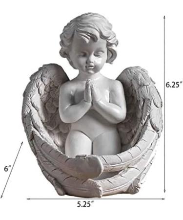 Shut Angel Memorial Gifts | Tealight Holder & Candle Holder for Remembrance | Perfect Funeral Gift for Loss of a Loved One - Buy Online on SooperMarket.com