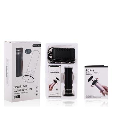 Upgraded Electric Callus Remover - Adjustable Speed & 60 Replacement Sandpaper Discs - Professional Pedicure for Men & Women - Black - Buy Online on SooperMarket.com