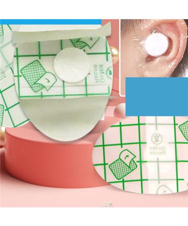 20PCS Waterproof Baby Shower Ear Stickers with Ear Plugs - Disposable Ear Covers for Swimming, Surfing & Water Sports - Buy Online on SooperMarket.com